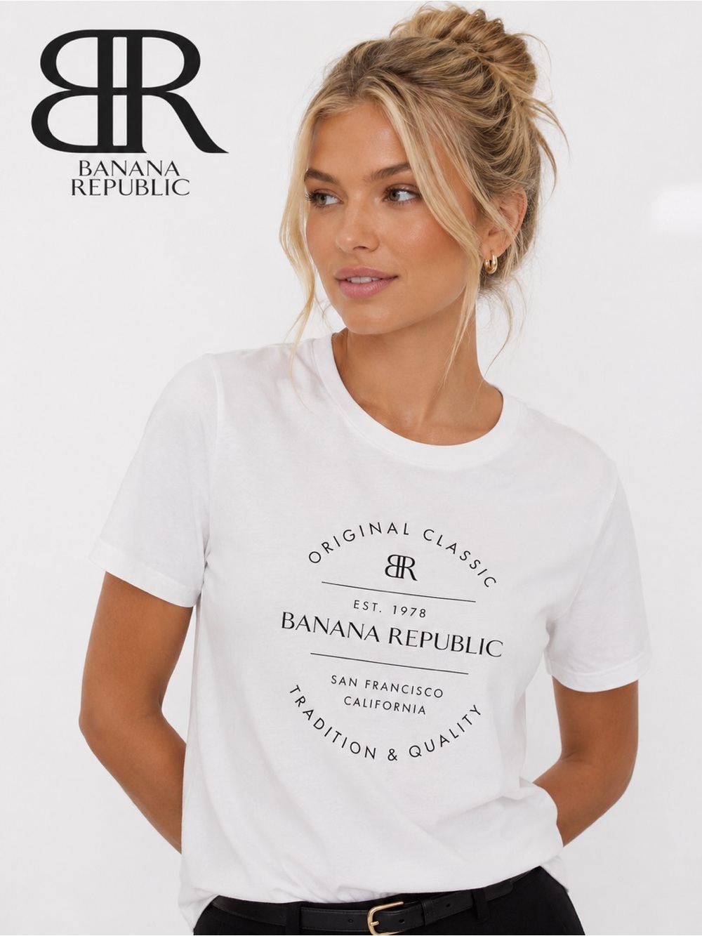 NWT Banana Republic Logo Shirt